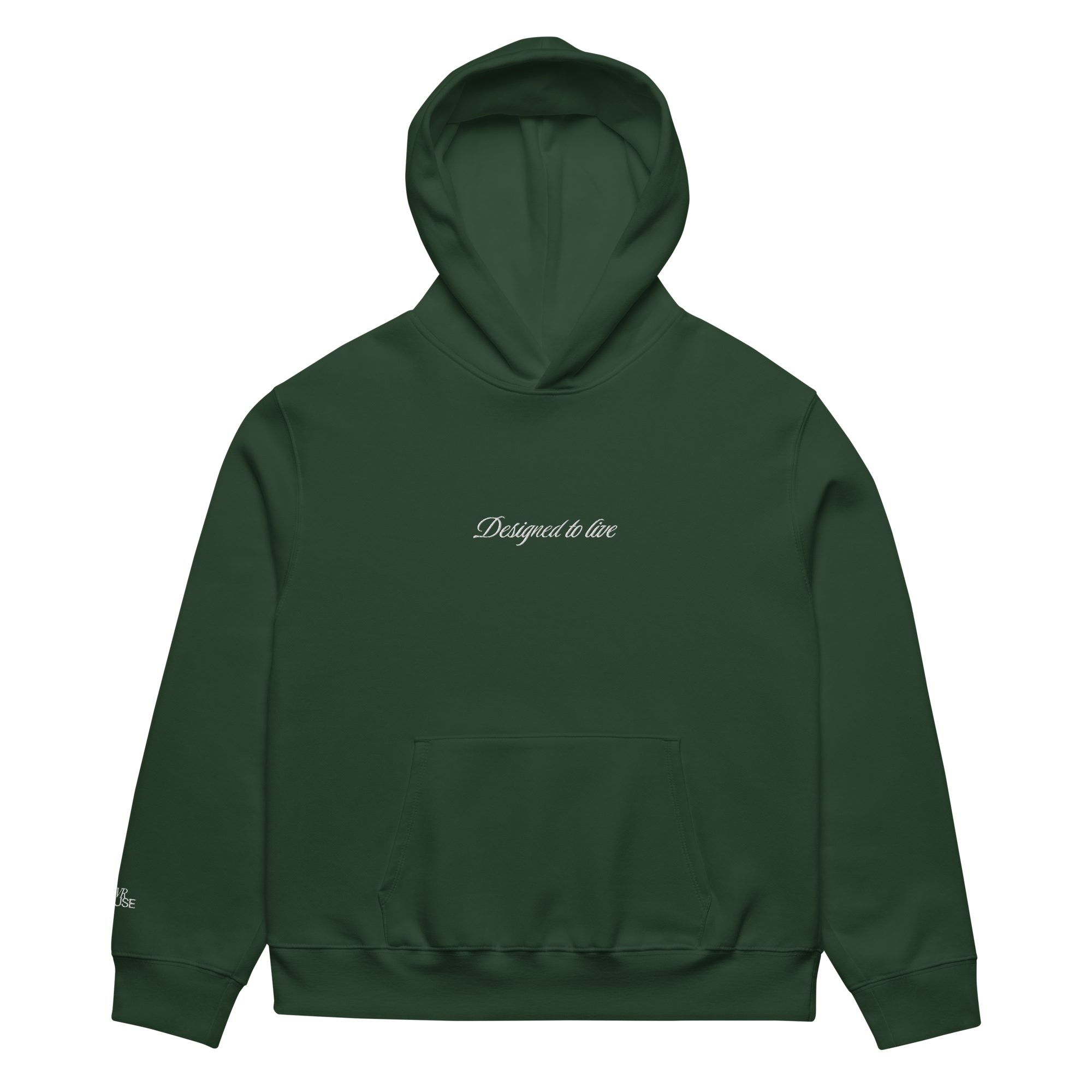 DESIGNED TO LIVE | 2 Color Options | Embroidery Oversized Heavyweight hoodie