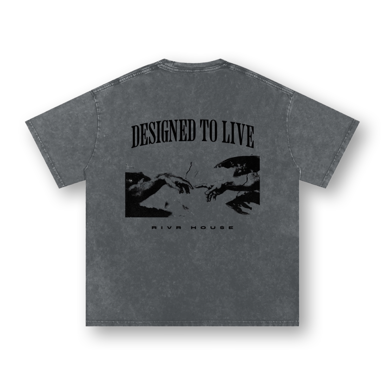 CREATION | Snow Washed Oversized Cotton T-Shirt