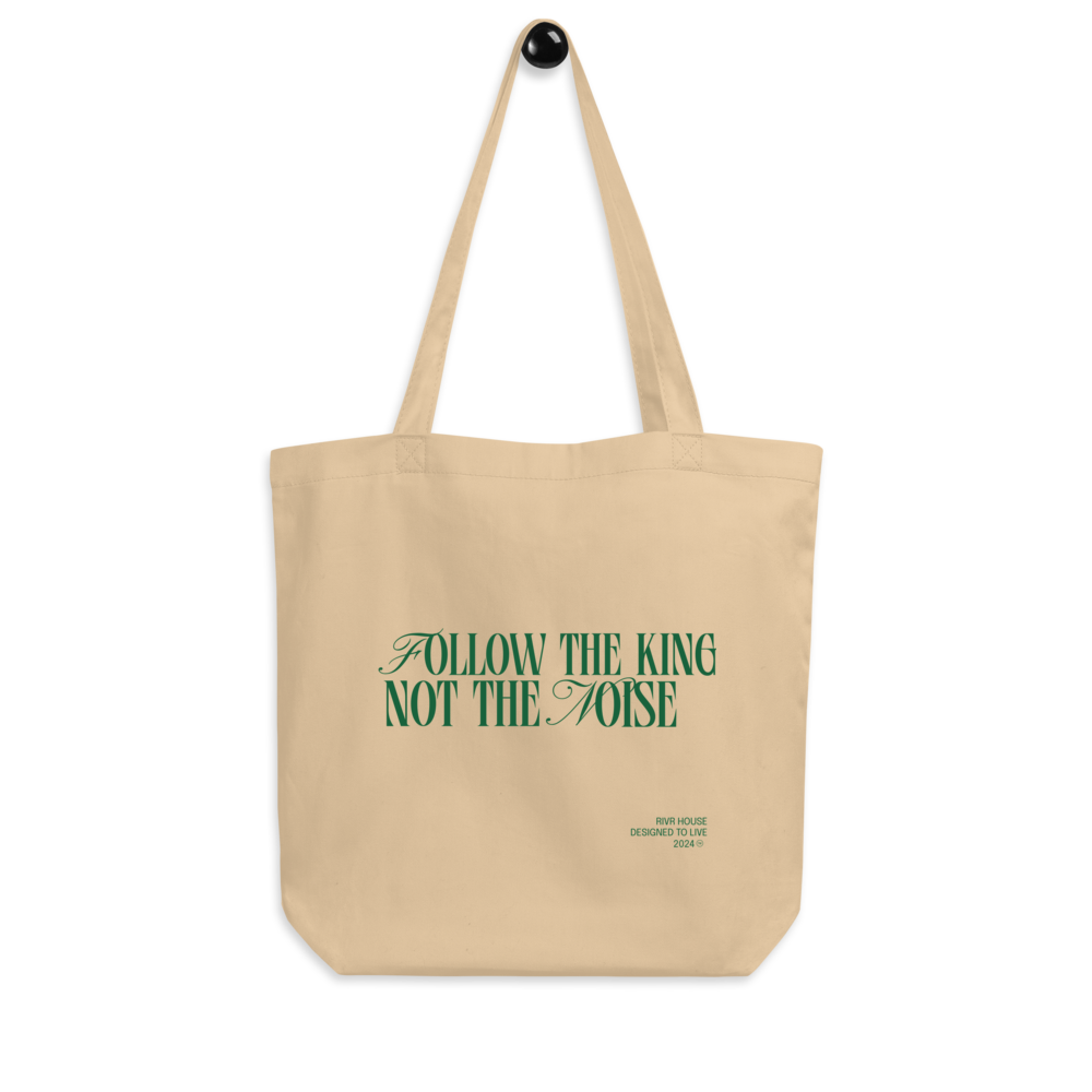 FOLLOW THE KING | Organic Cotton Tote Bag