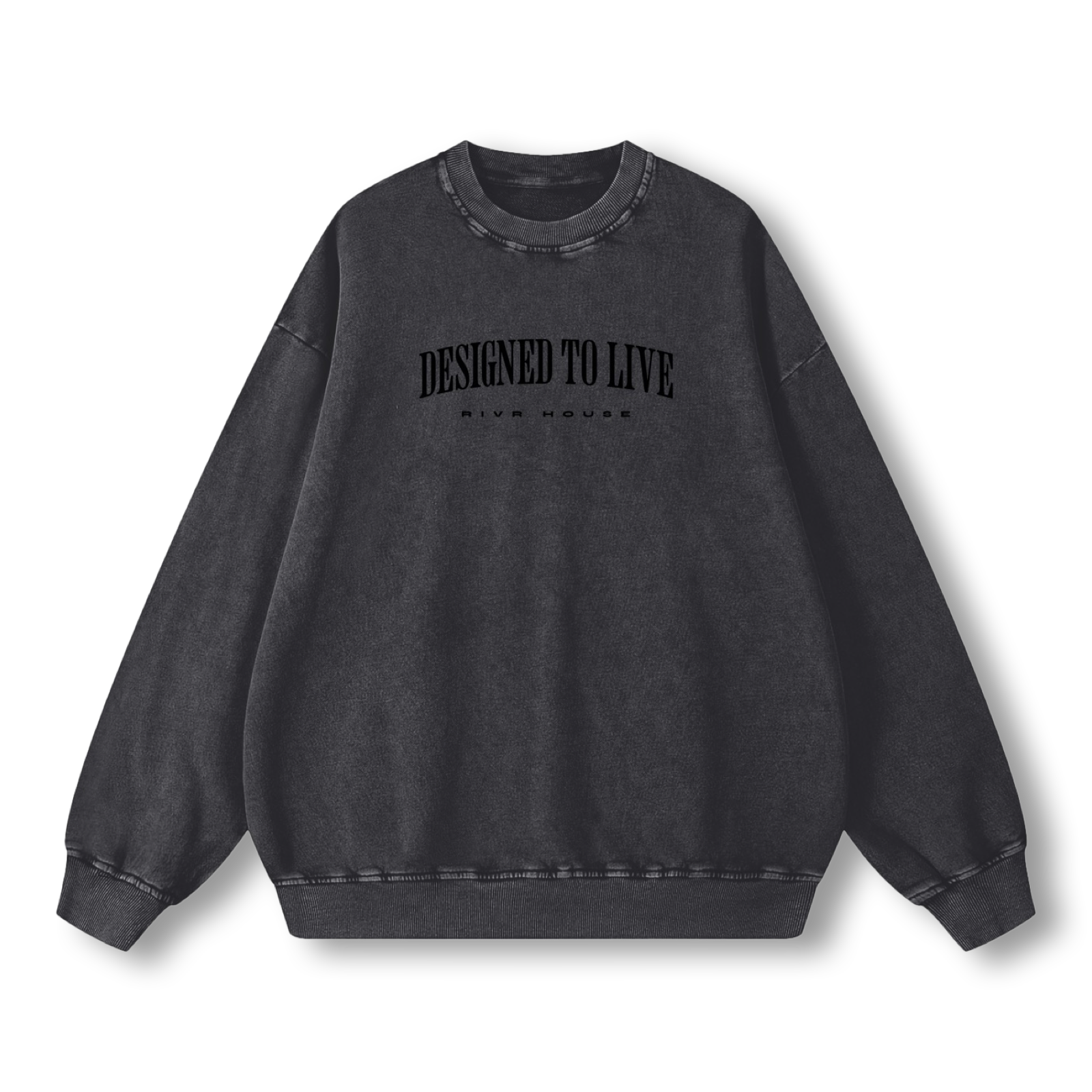 CREATION | Snow Washed Oversized Sweatshirt