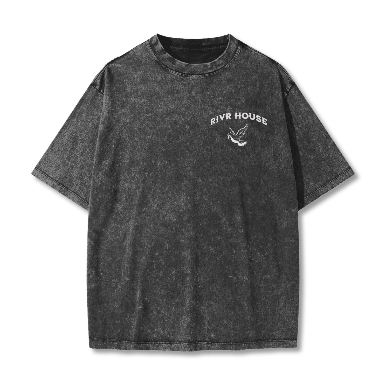 RIVR HOUSE | Heritage Line | Heavyweight Snow Washed T-Shirt