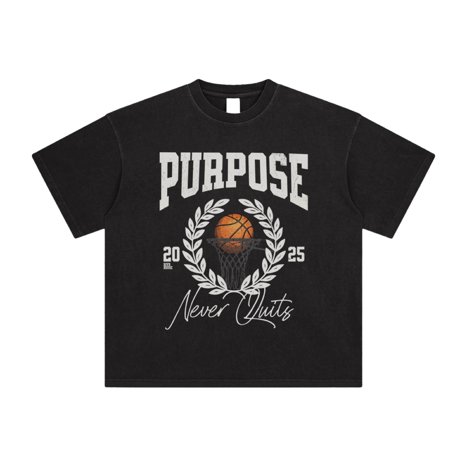 PURPOSE NEVER QUITS | Washed T-Shirt