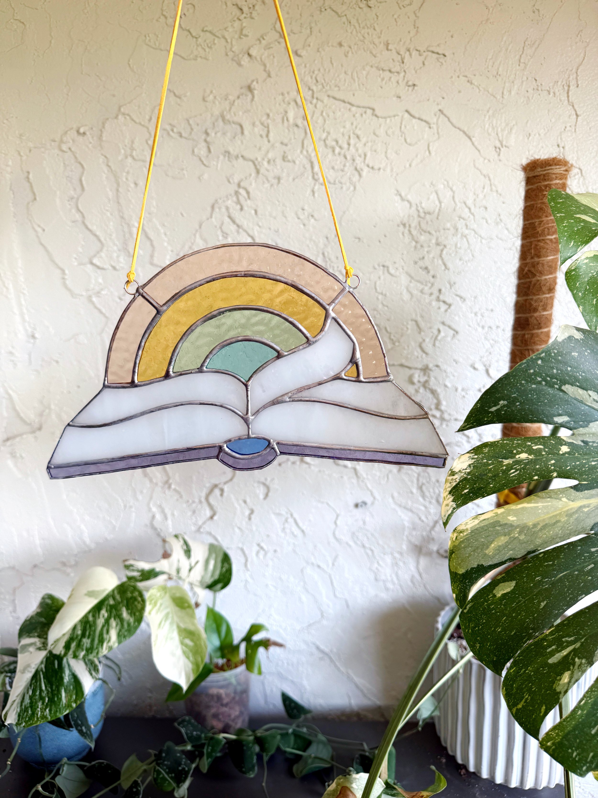 Reading Rainbow Stained Glass