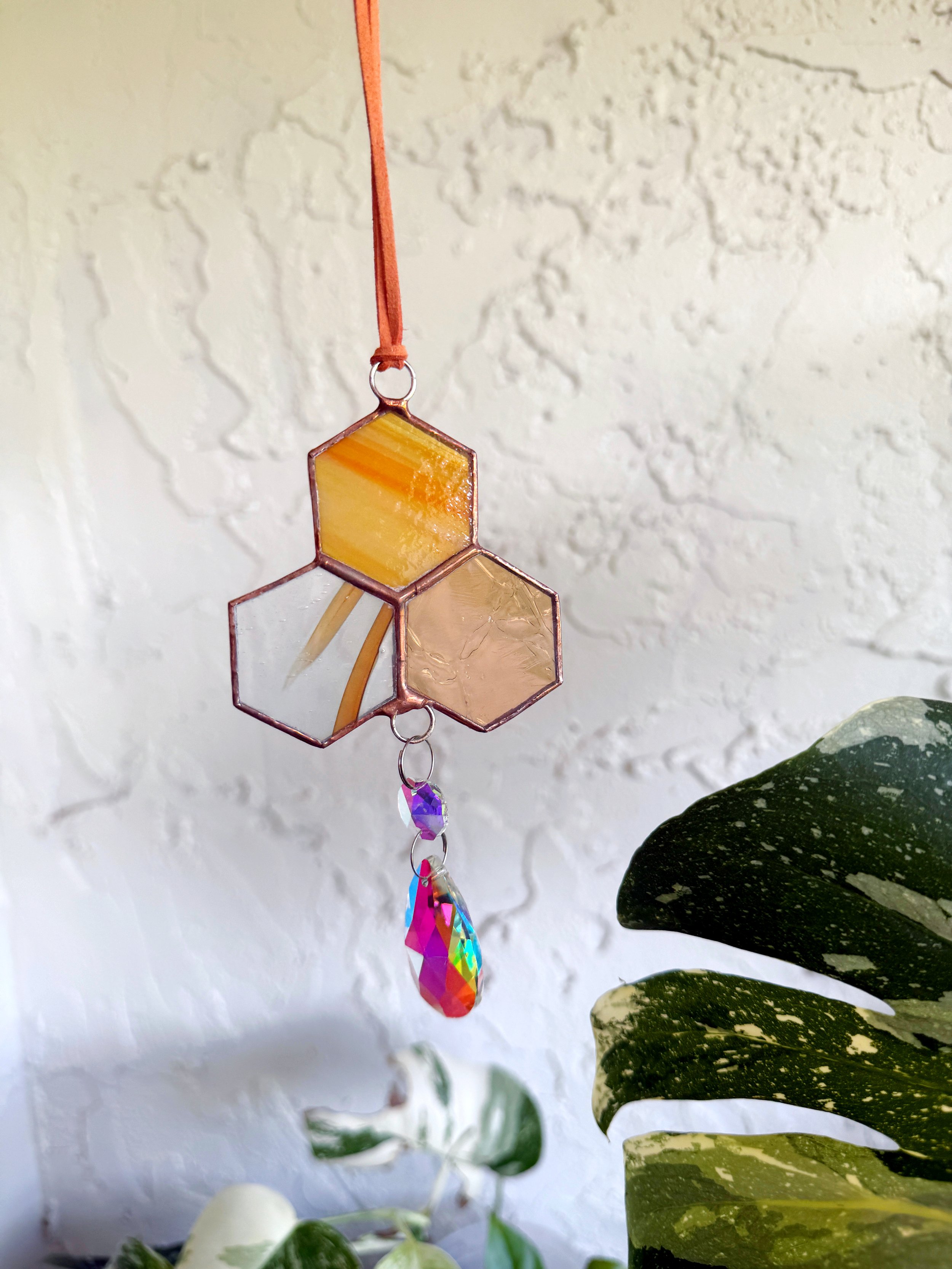 Stained Glass Car Sun Catcher