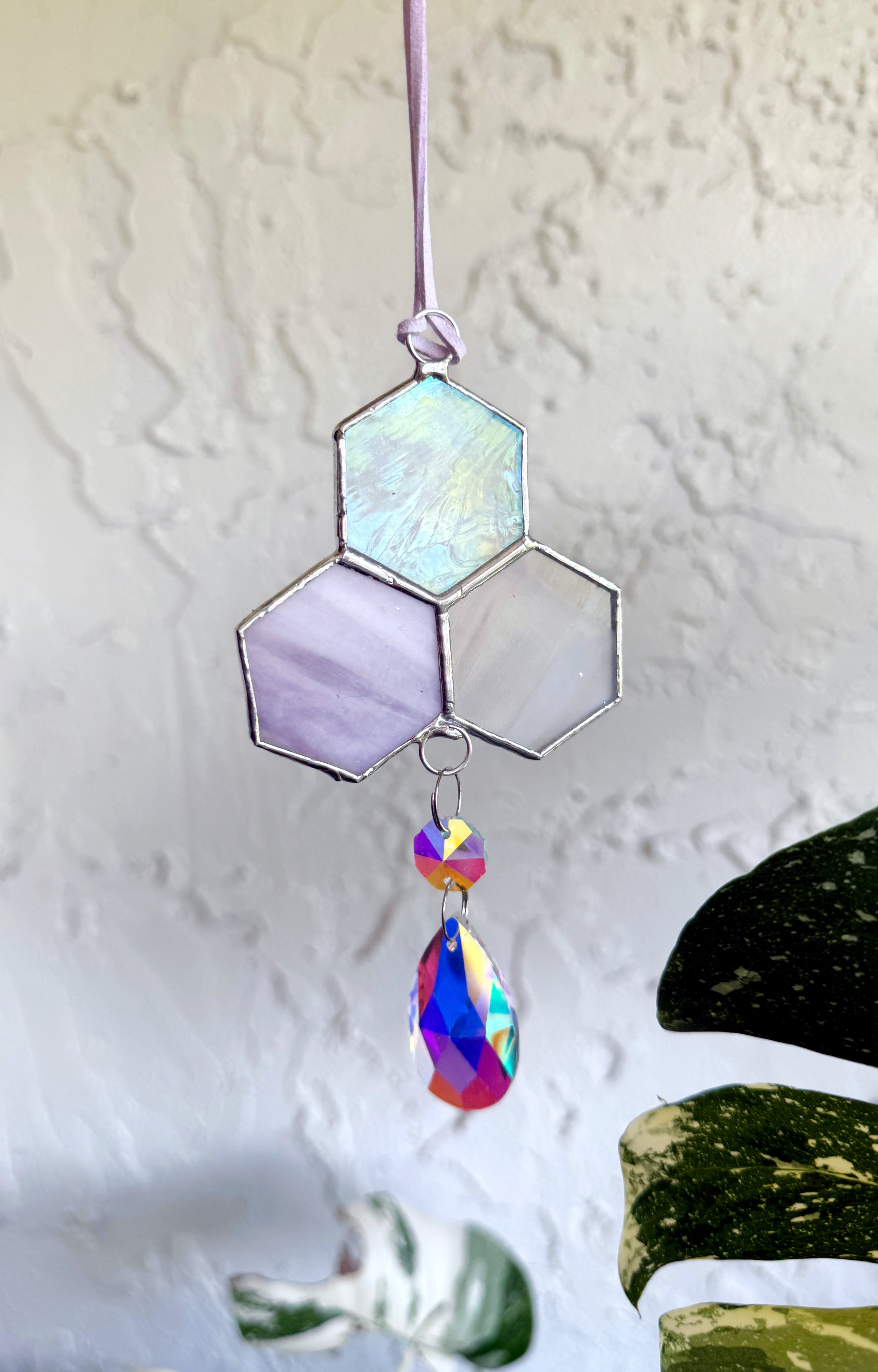 Stained Glass Car Sun Catcher