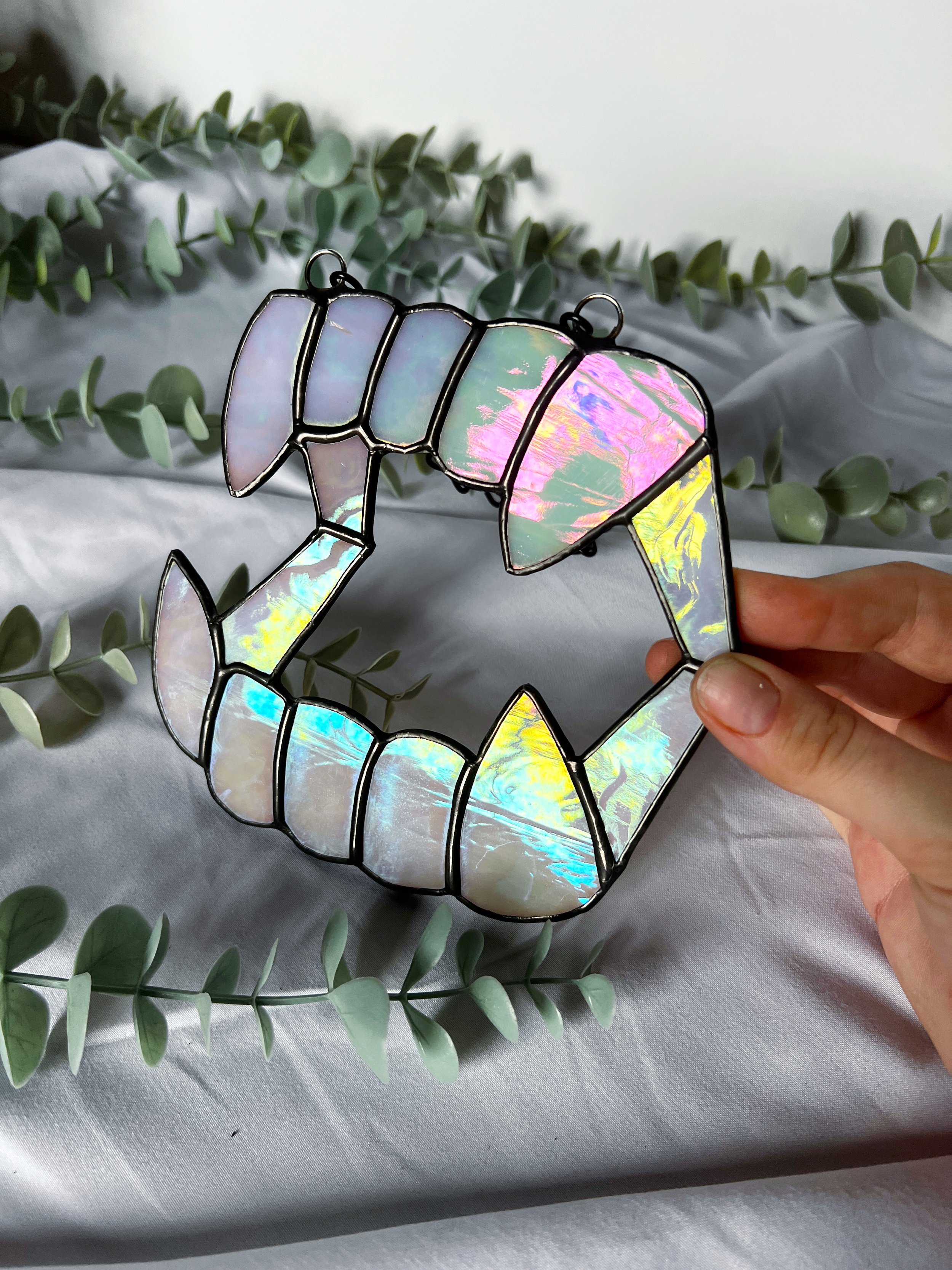 Stained Glass Vampire Teeth