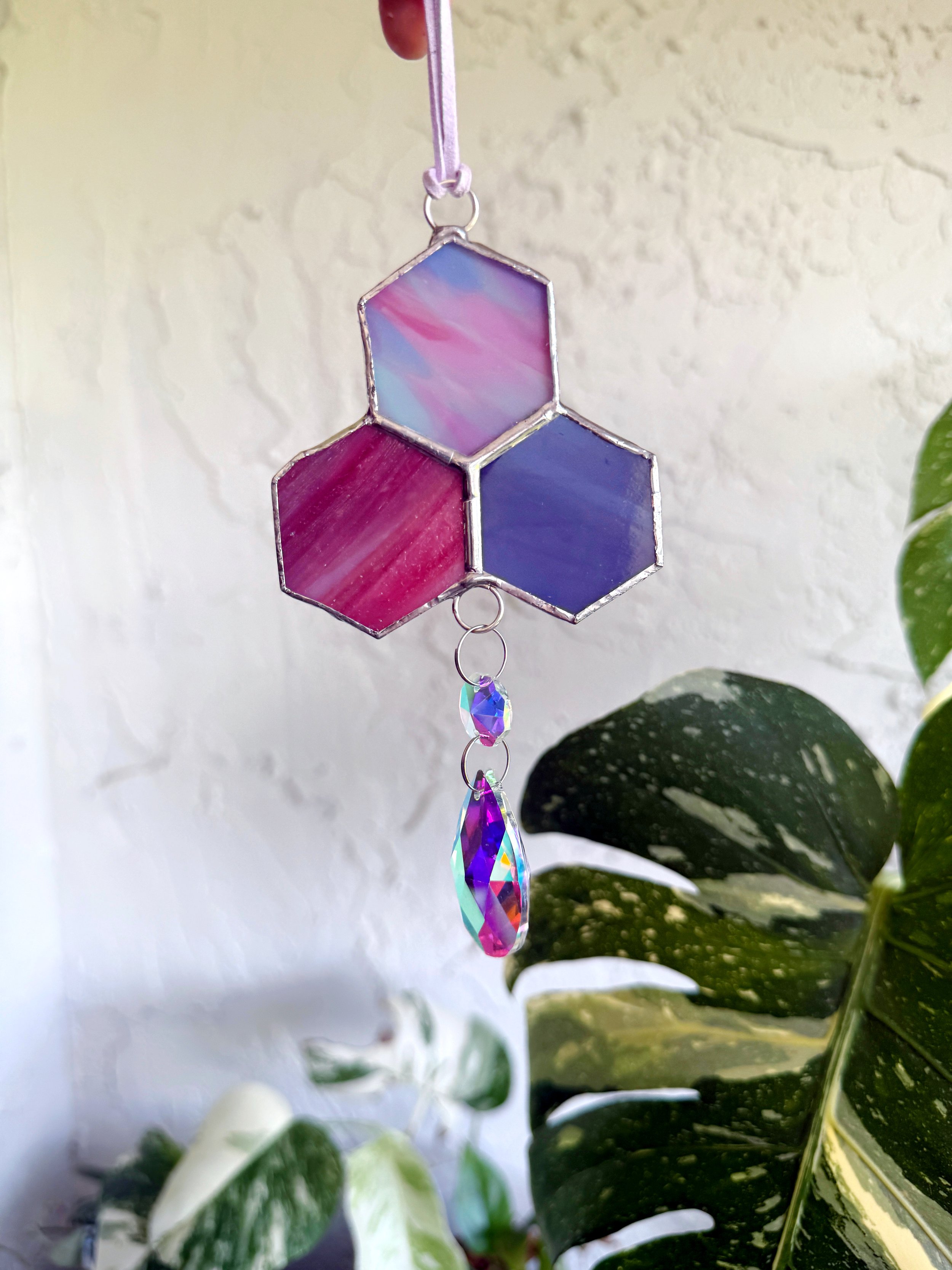 Stained Glass Car Sun Catcher