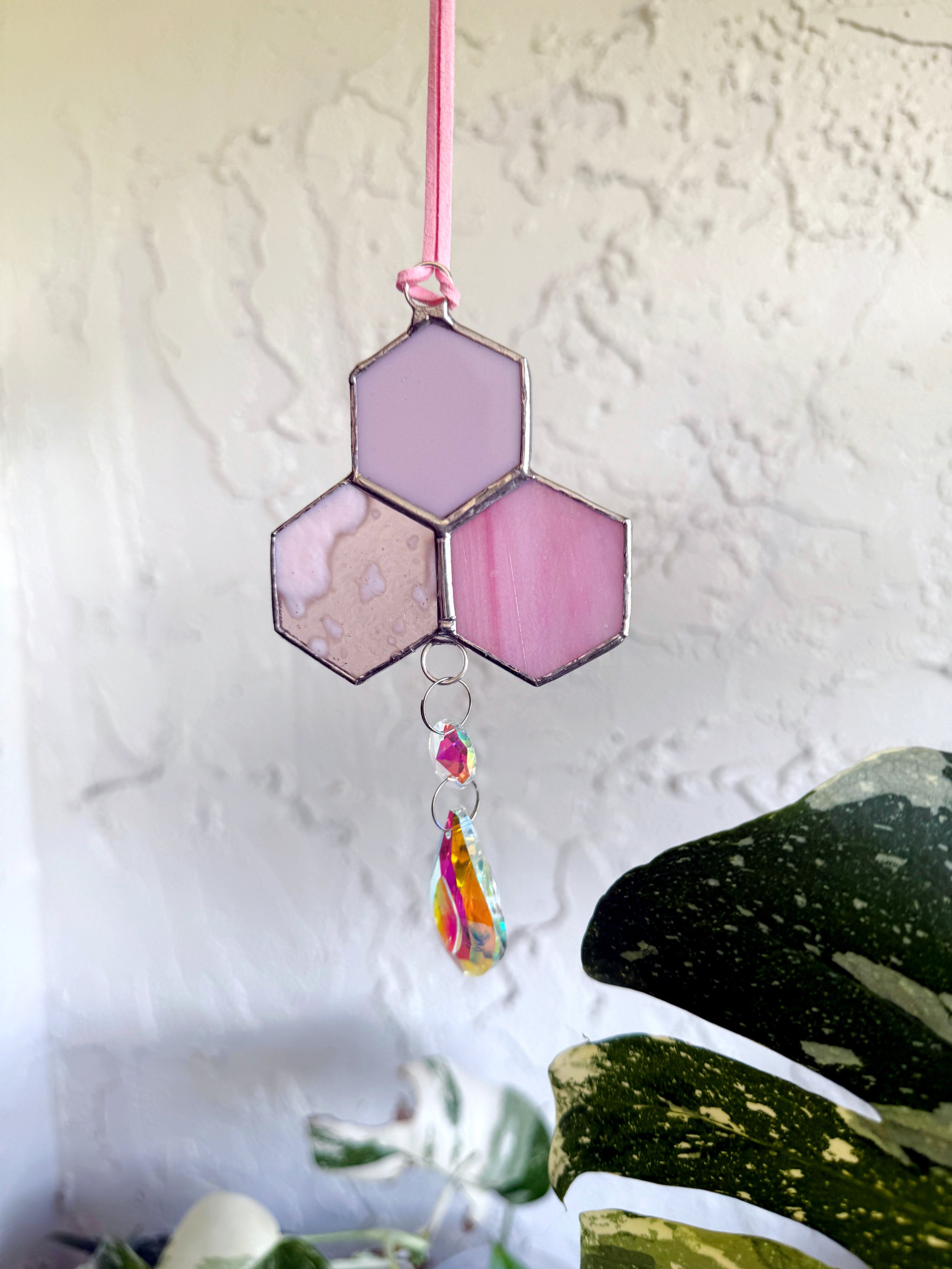 Stained Glass Car Sun Catcher