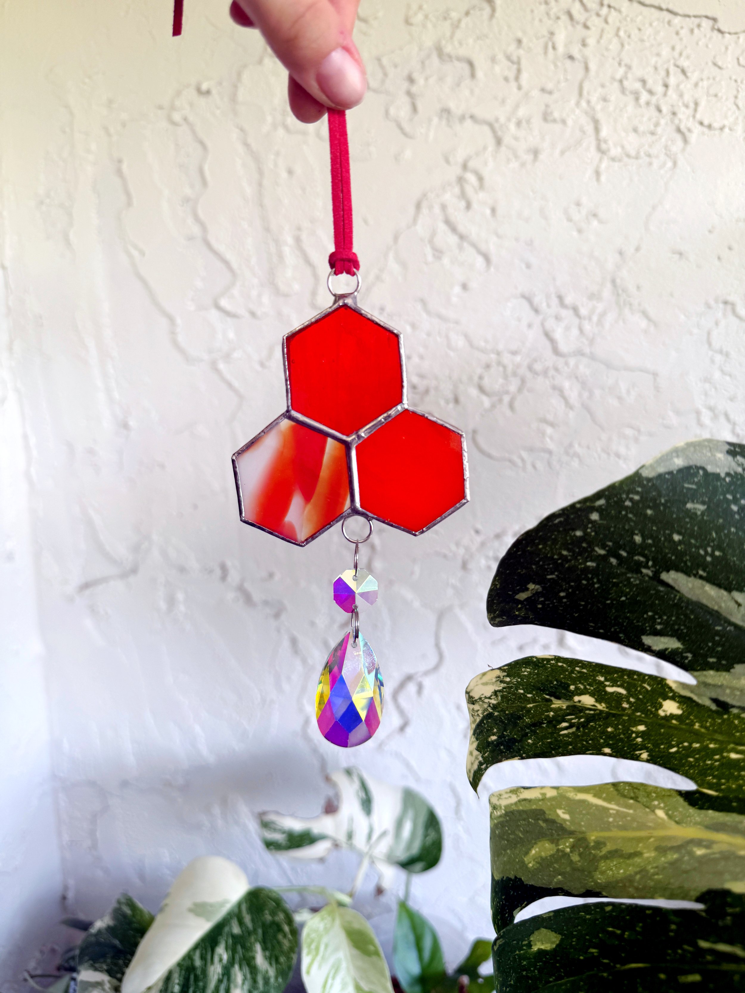 Stained Glass Car Sun Catcher
