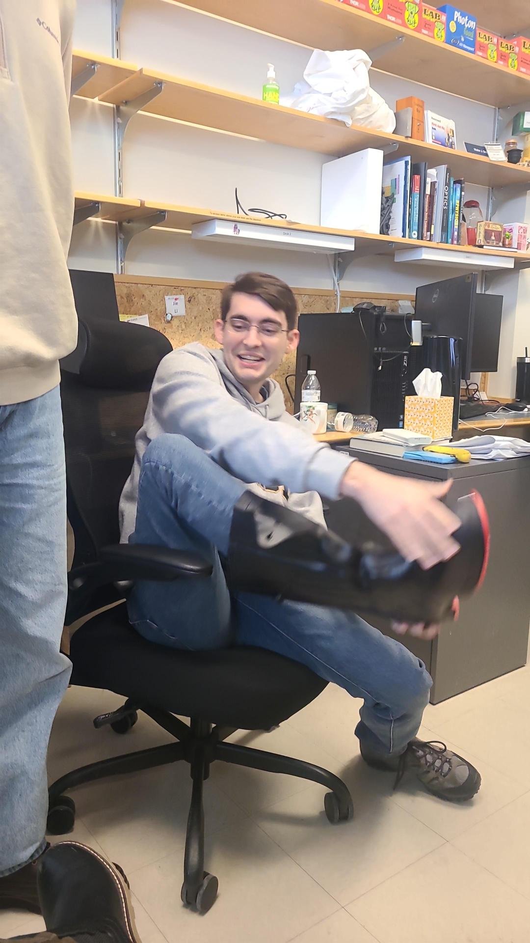 these boots got stuck on my boots