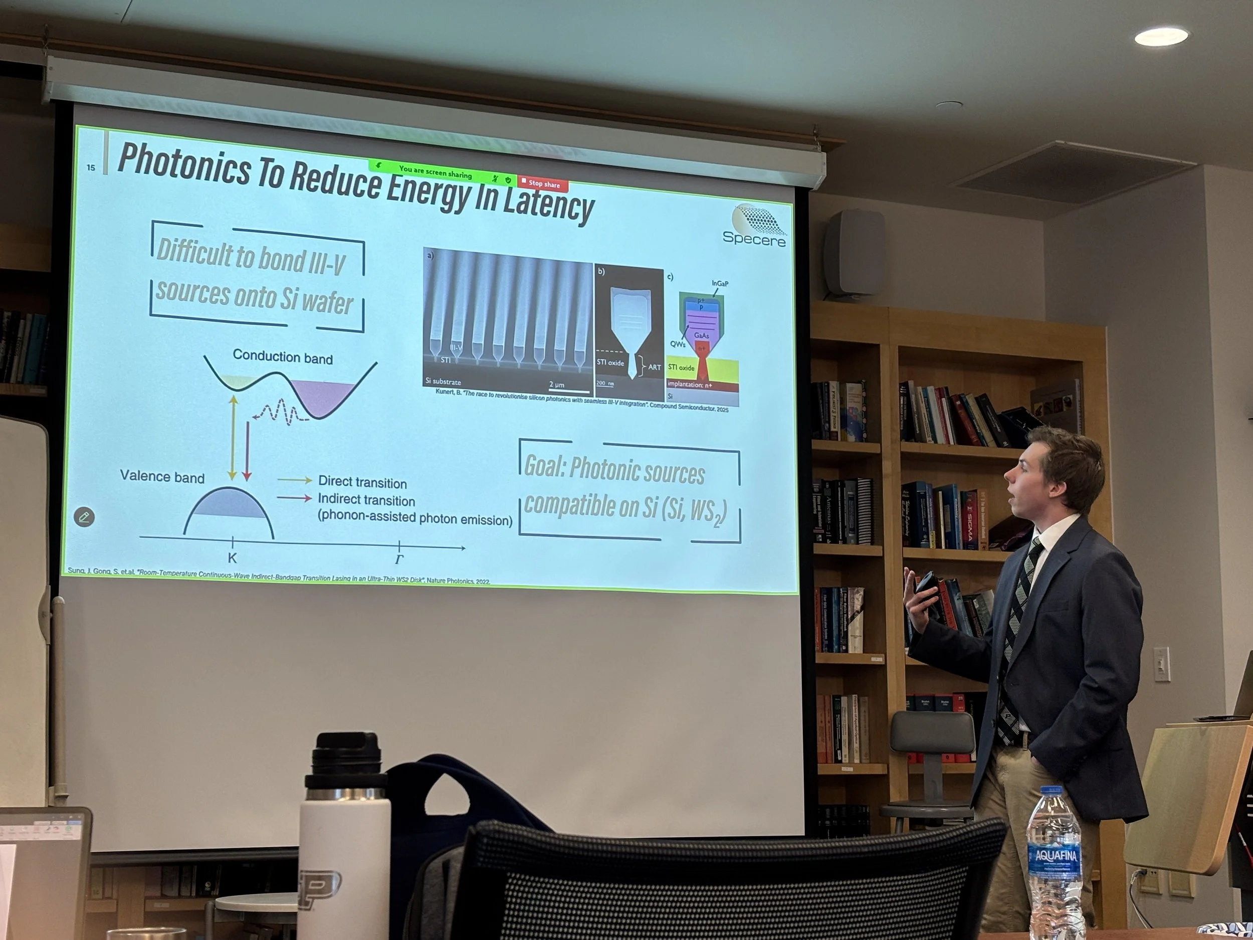 walter had nice cookies at his prelim