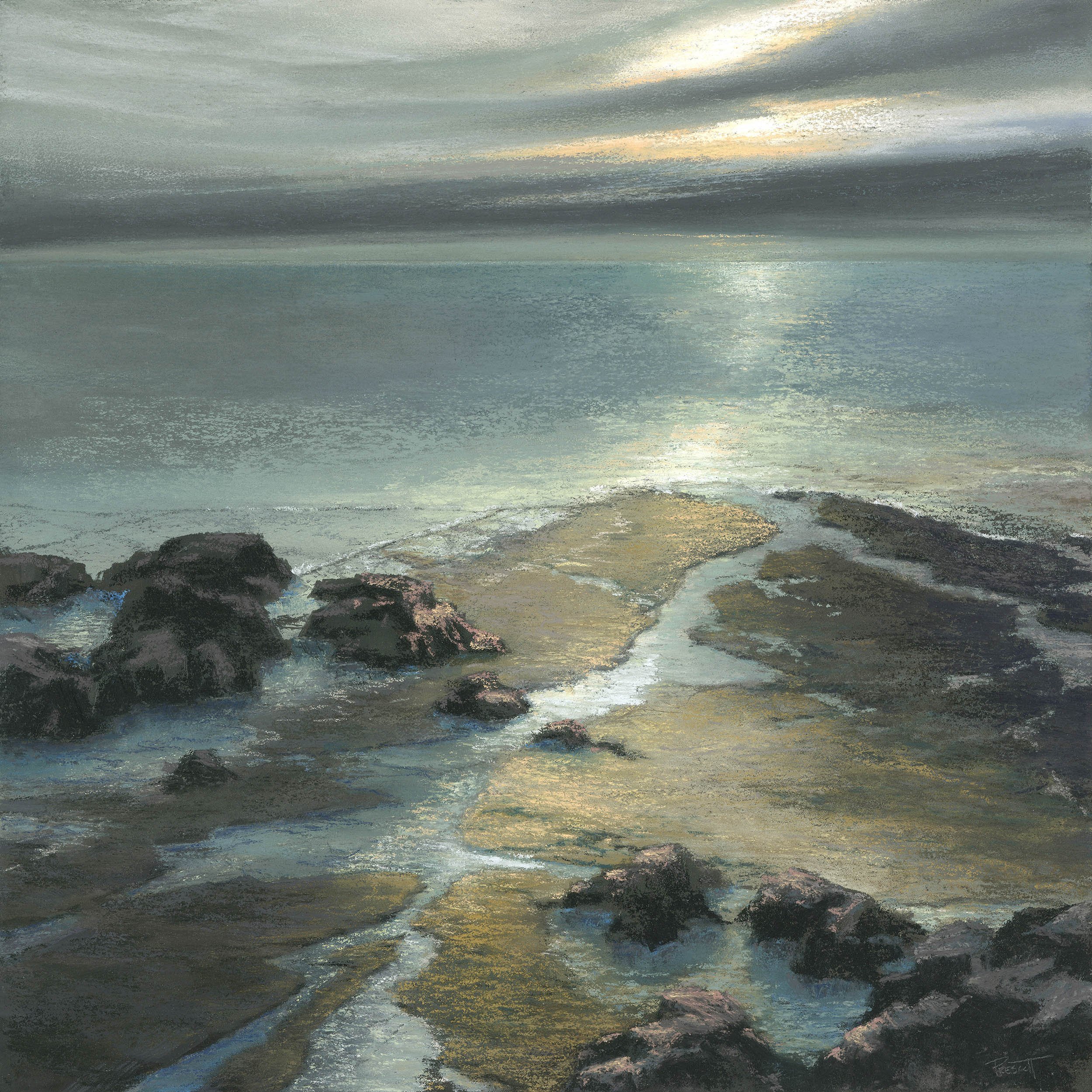 Fading Light and Silver Water