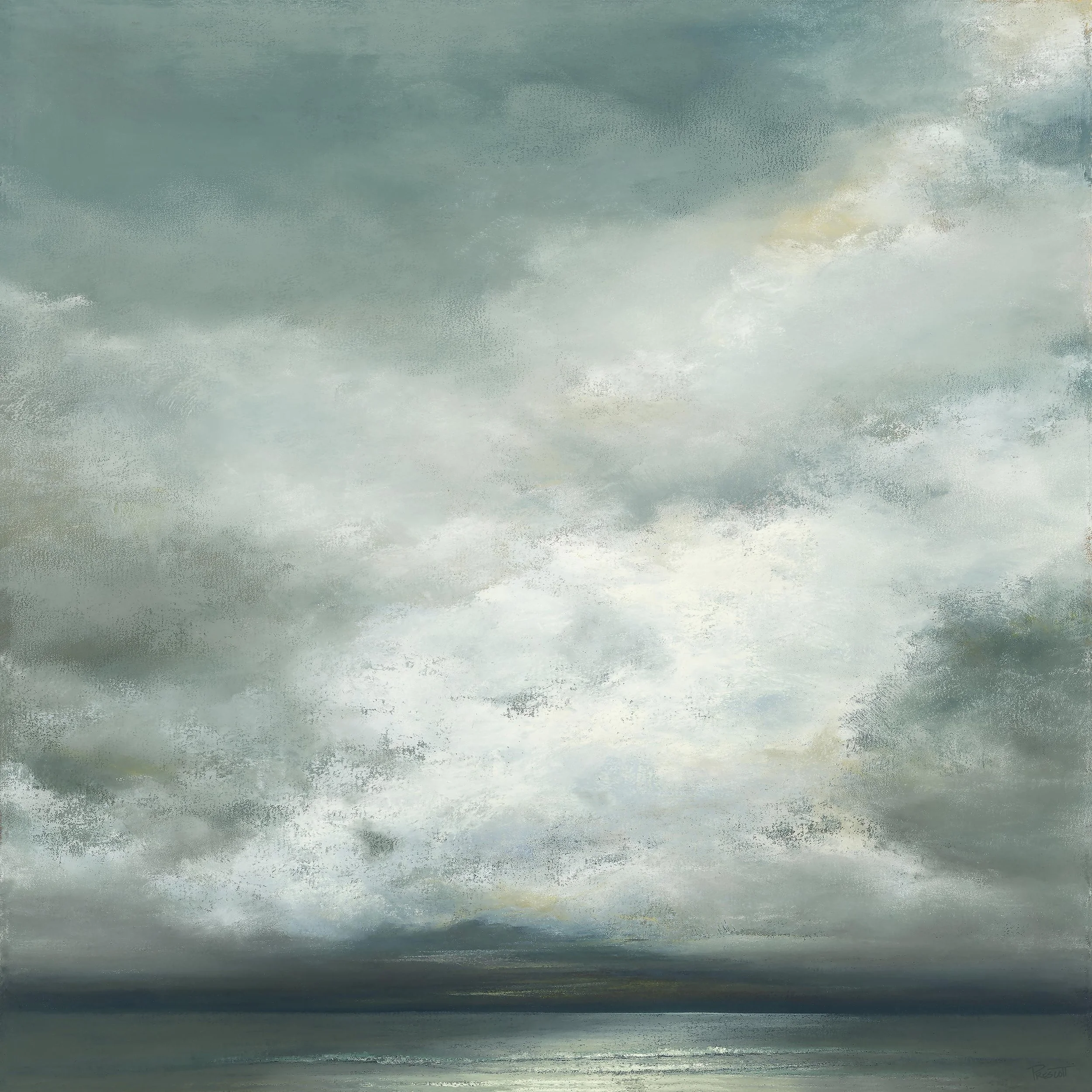 Cloudscape and Calm Seas