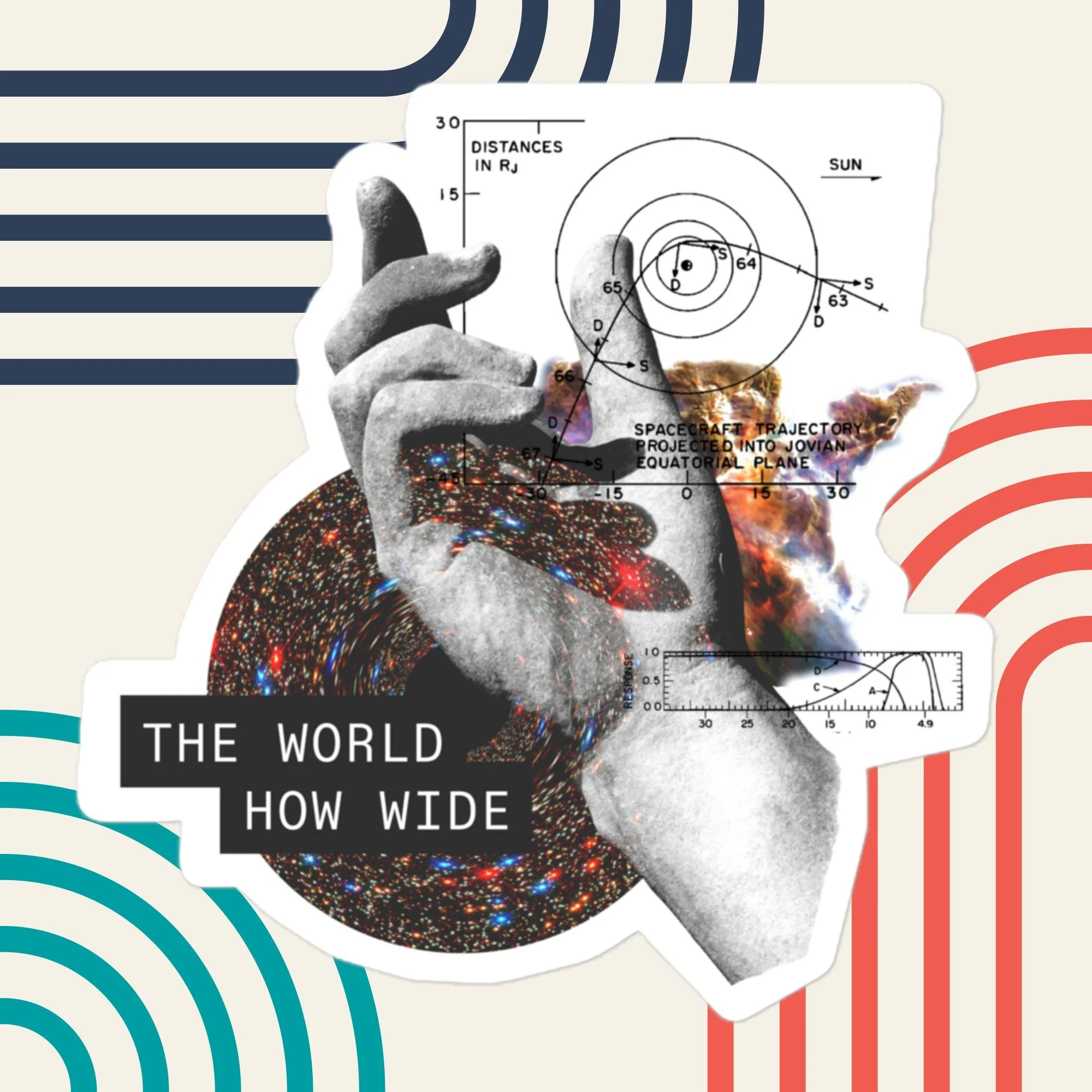 Vinyl Sticker - The World How Wide