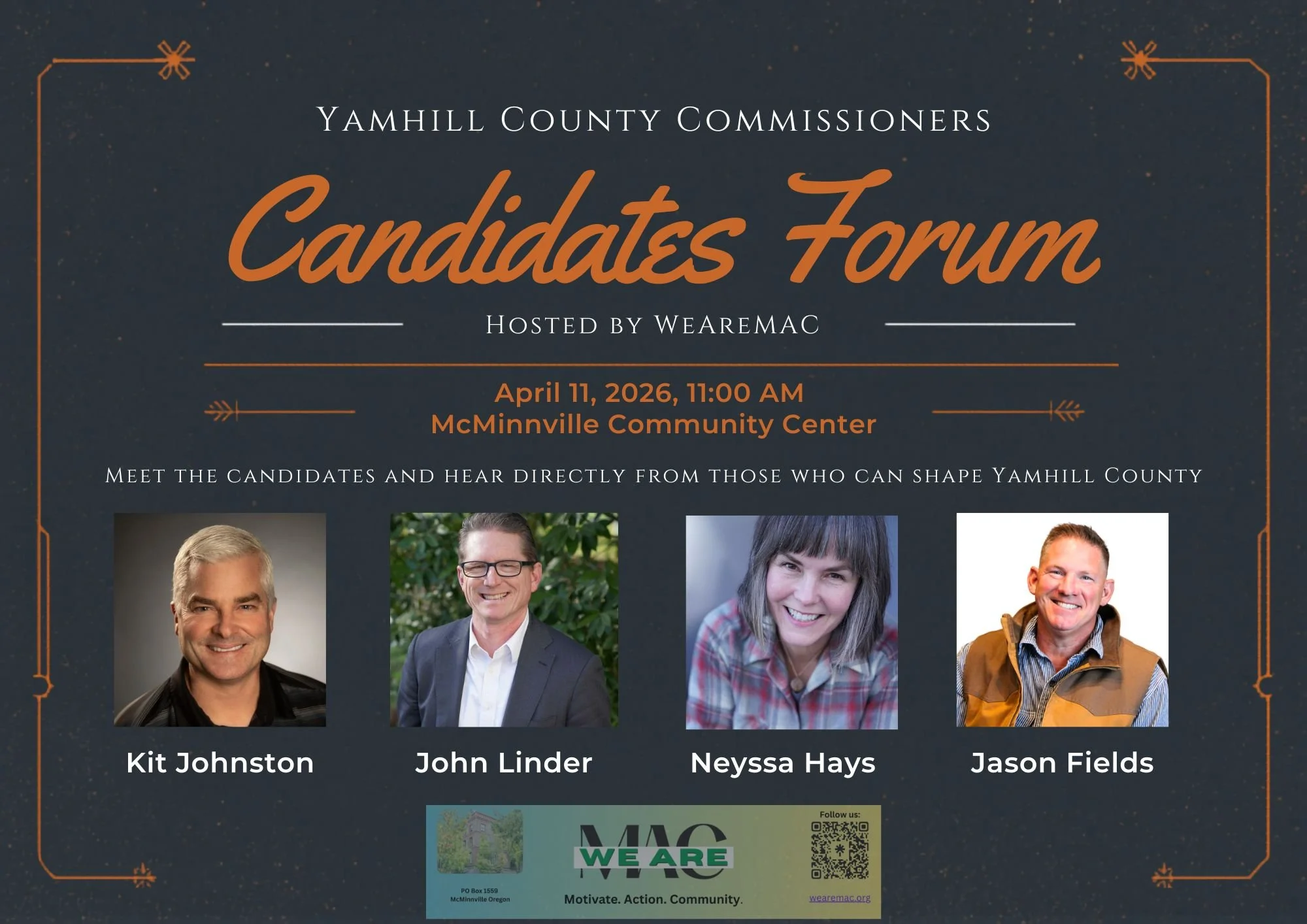 County Commissioner's Forum