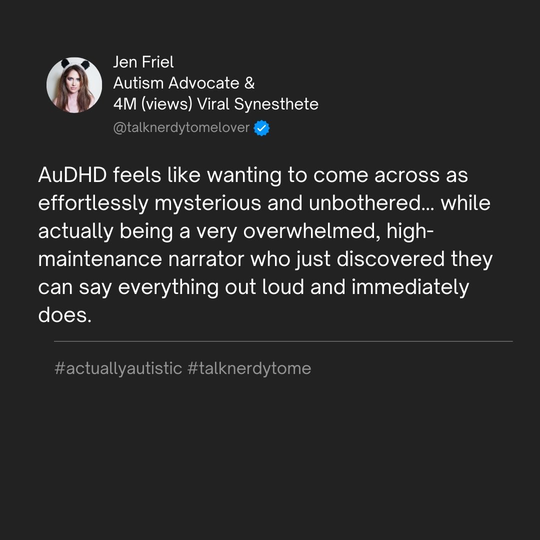 The brand: low-maintenance mystery. The reality: brain yelling &ldquo;fun fact&rdquo; every 12 seconds. #talknerdytome