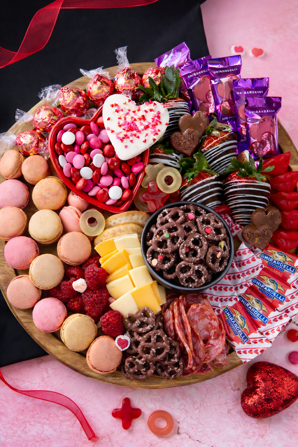 Romantic Dessert Grazing Board  (Sweet + Savory | Couples or Double-Date Ready)