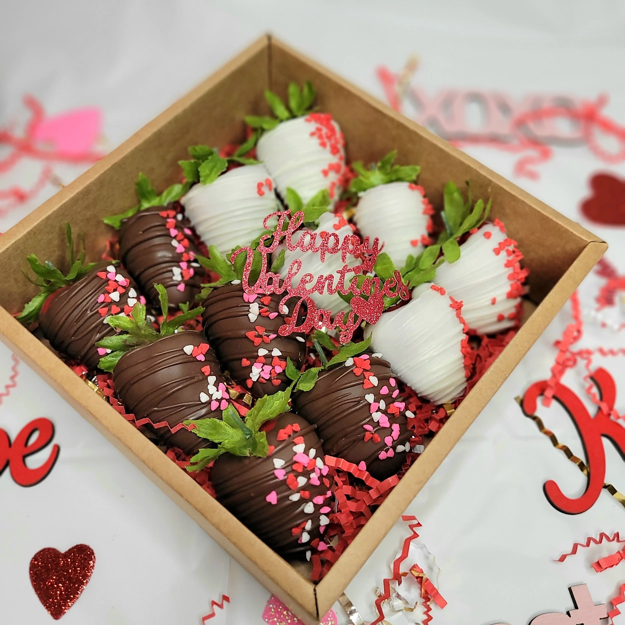 12 Chocolate Covered Strawberries