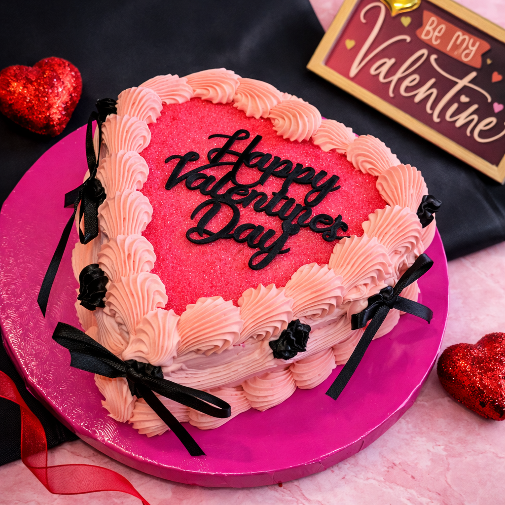 8" Heart Cake Serves 8-12