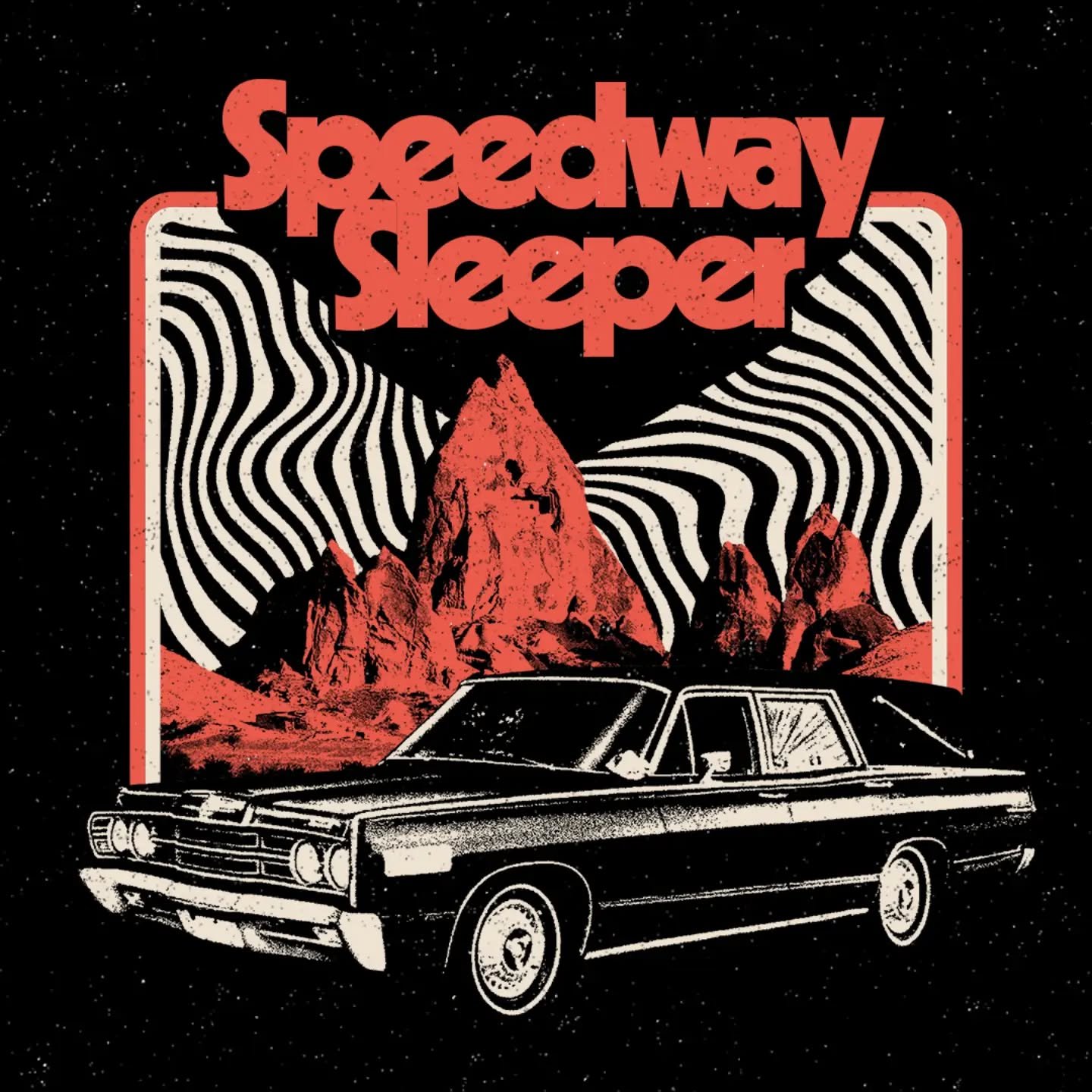 We're working hard to get new Speedway Sleeper merch out in the world. This design by @f1ca_studio should be available on tee shirts and stickers at our May 1st show @silvermoonbrewing 🤞🏻

#stonerrock #desertrock #merchdesign #doom #psych