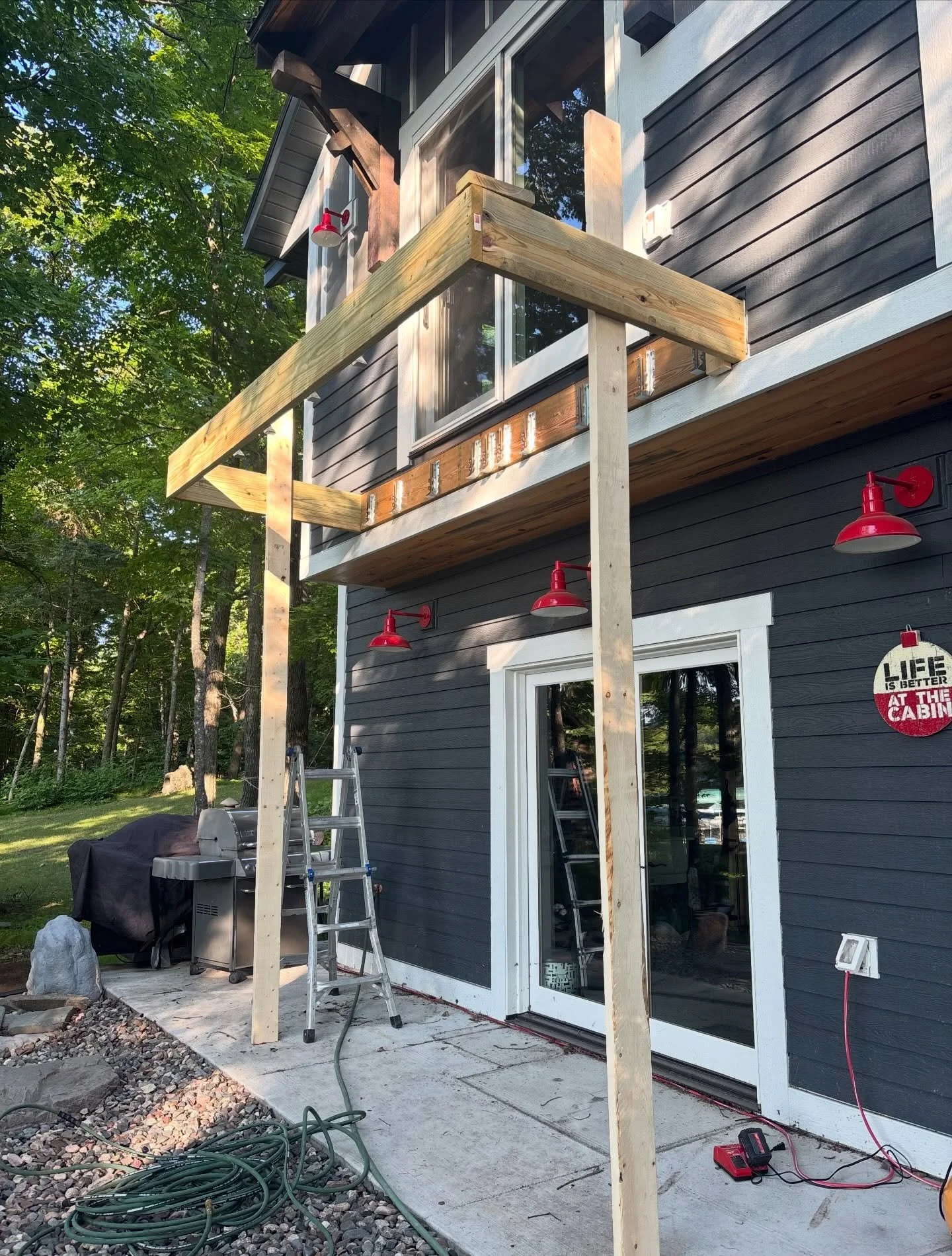 A wonderful place to drink coffee and look out to the lake!! #mint #deckbuilding #mnbuilder