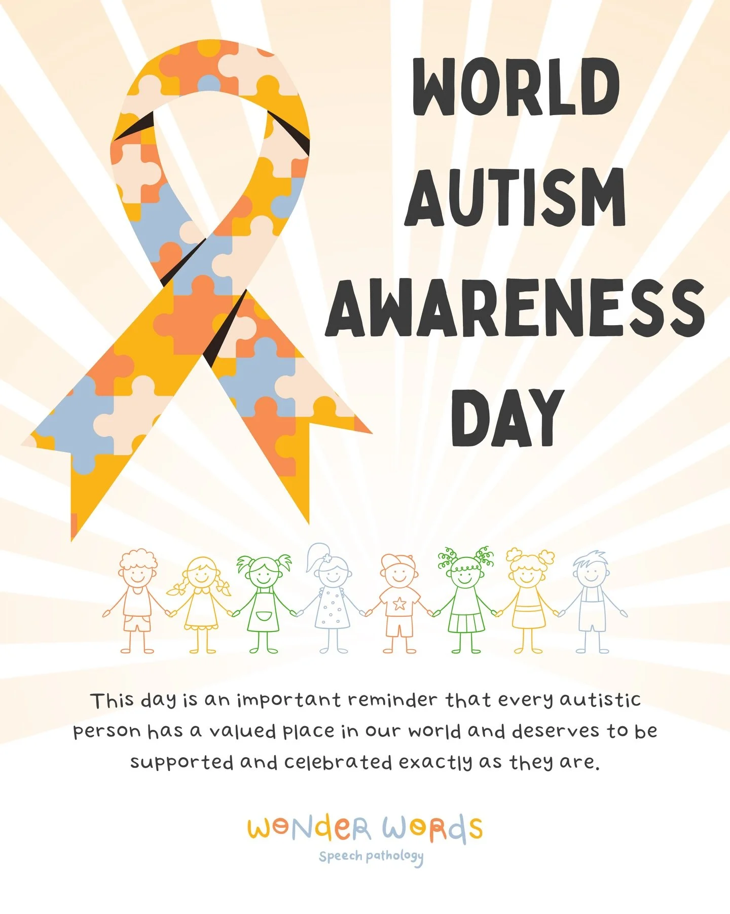 Today is&hellip; World Autism Awareness Day 🌏

This year&rsquo;s theme is &ldquo;Autism and Humanity &ndash; Every Life Has Value.&rdquo; ✨

At Wonder Words, we&rsquo;re committed to challenging old, restrictive ways of thinking and rewriting the na