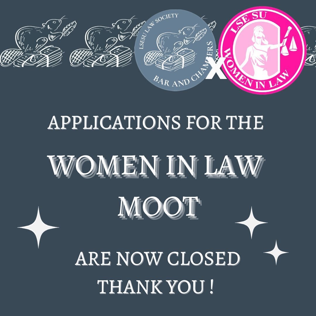 Thanks to all your submissions, applications to the WIL x BC Women&rsquo;s moot are now closed !