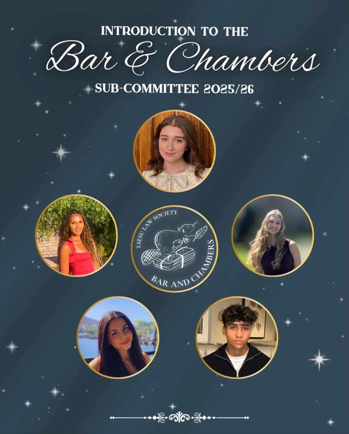 Meet the Sub-Committee for LSE&rsquo;s Bar and Chambers Society 2025/26! ✨
This team will be working behind the scenes to help our events run smoothly throughout the year, and will also be organising some of their own! Stay tuned for all the exciting