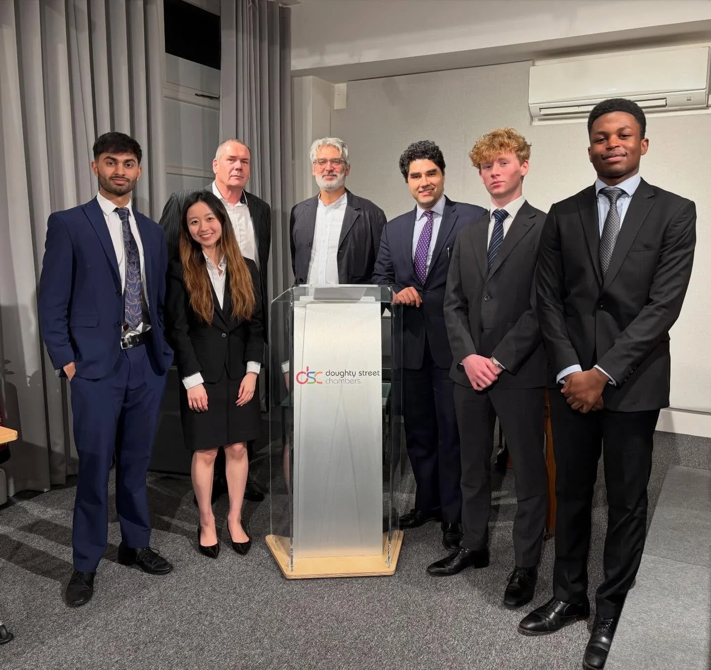 Congratulations to the finalists of the Doughty Street Chambers Moot, judged by Steven Powles KC and Omran Belhadi. 

Appellants: Kelly Hangchi and Shray Modi (LSE)

Respondents: Matthew McCartney and Jonathan Okonkwo (UCL)

The winning team were the
