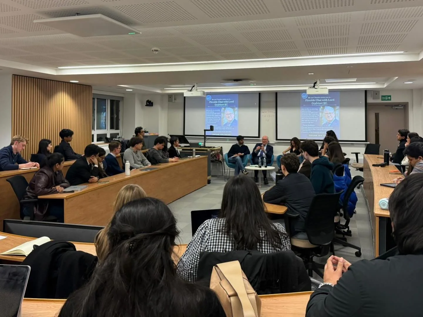 B&amp;C were proud to host Lord Grabiner KC, the UK&rsquo;s most eminent Commercial Silk and Head of One Essex Court for over 30 years. He built the set into the successful one it is today.

With students from all of UK: UCL, KCL, Oxford, Reading, We