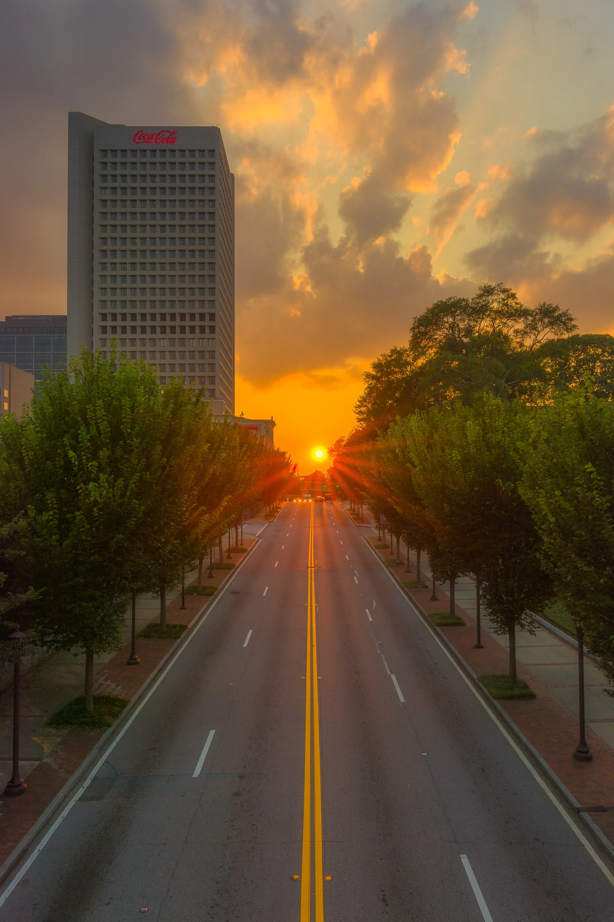 Sunset on North Avenue
