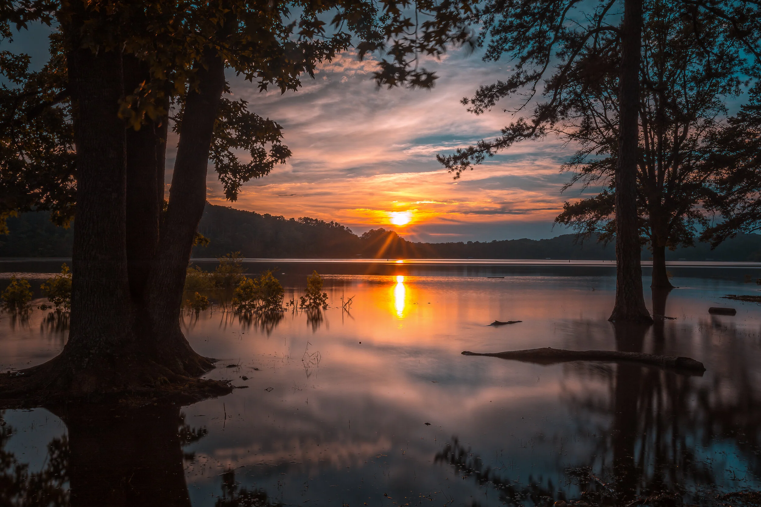 Sunset at Lake Lanier