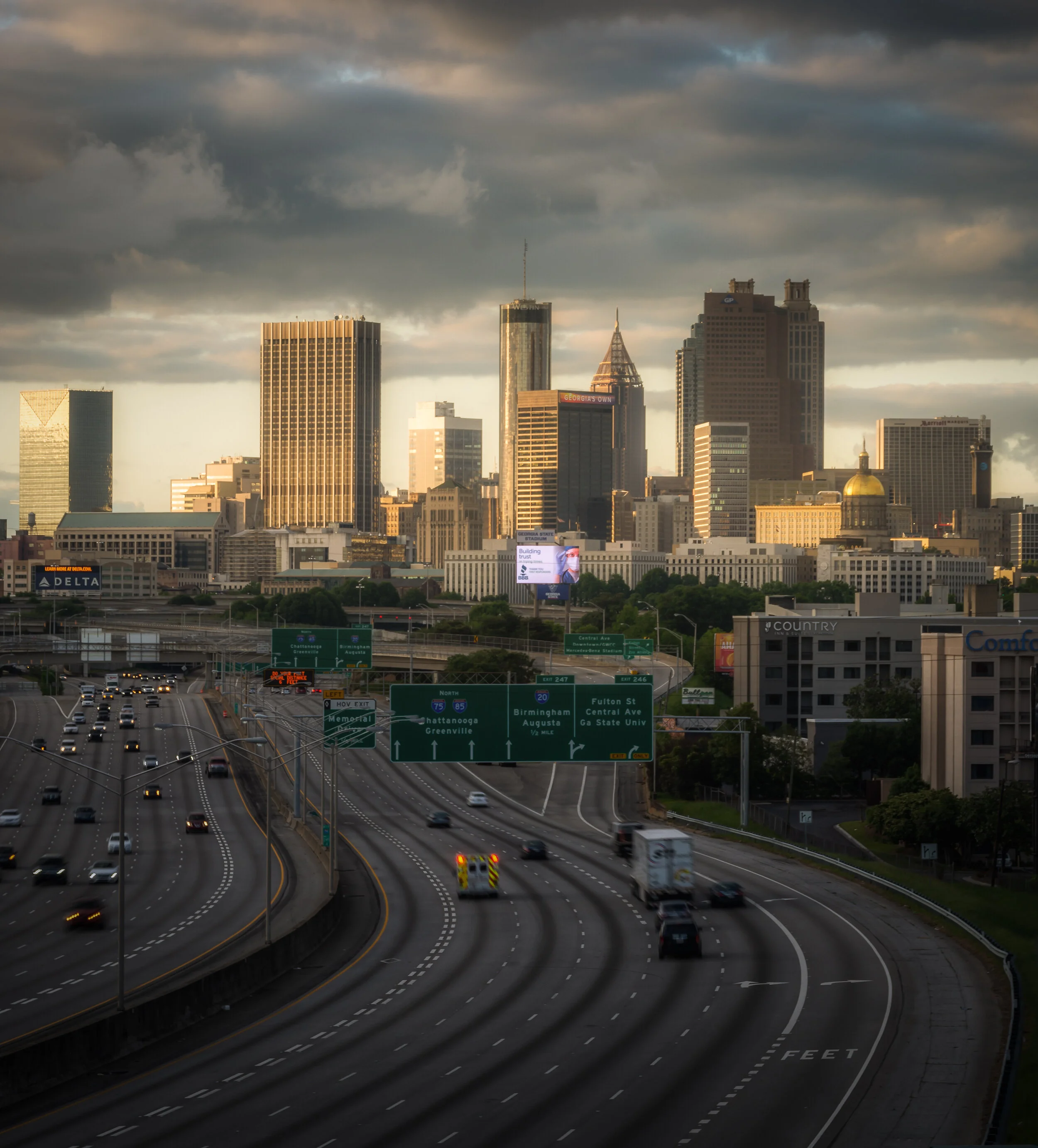 Southside Skyline Sunset
