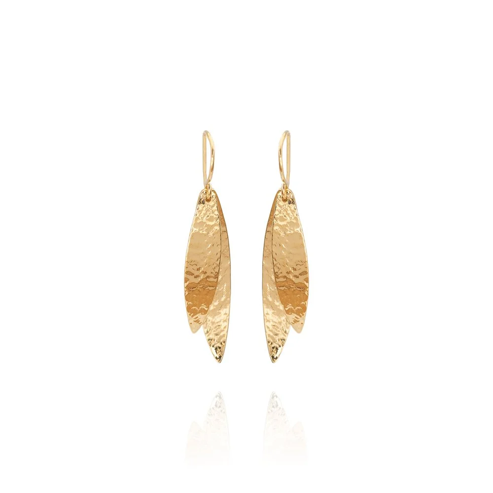3E40066 Kauri Leaves Drops - Gold.jpg