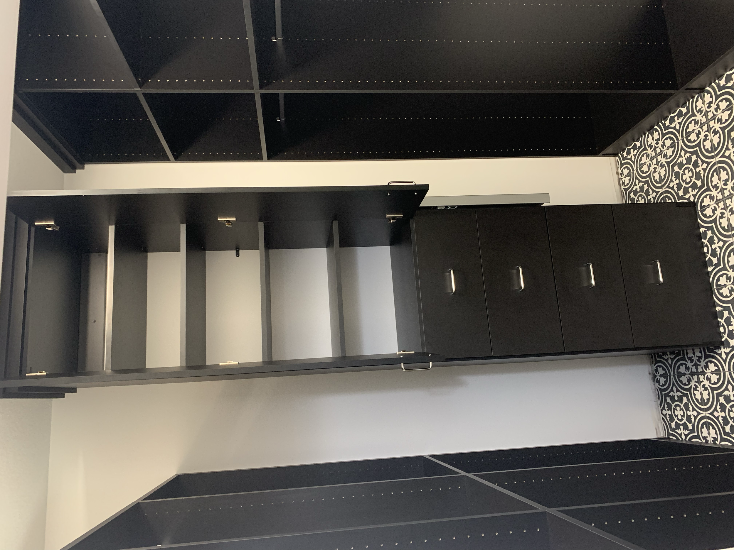 New Black Master Closet