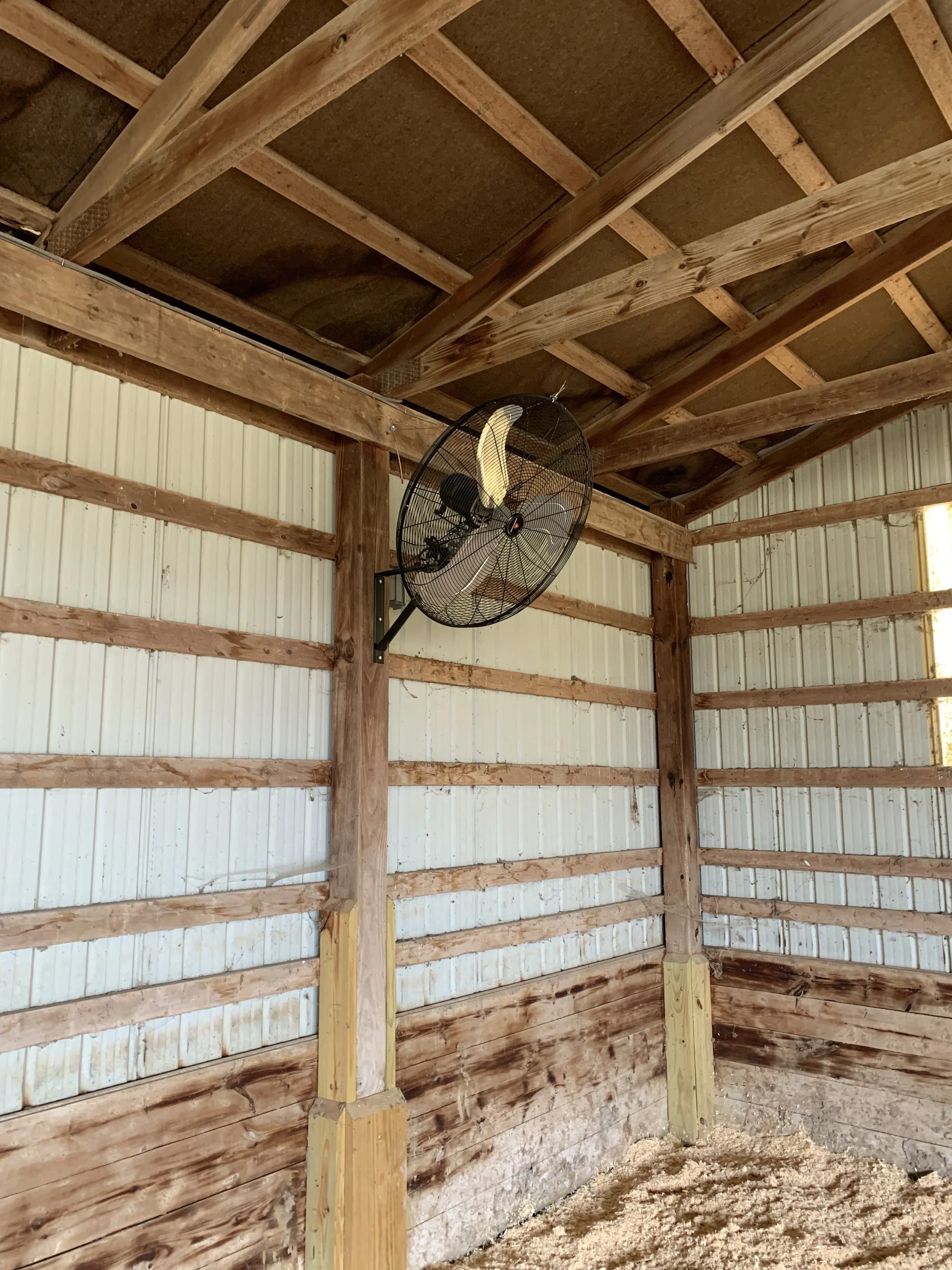 Installing Horse Barn Fan