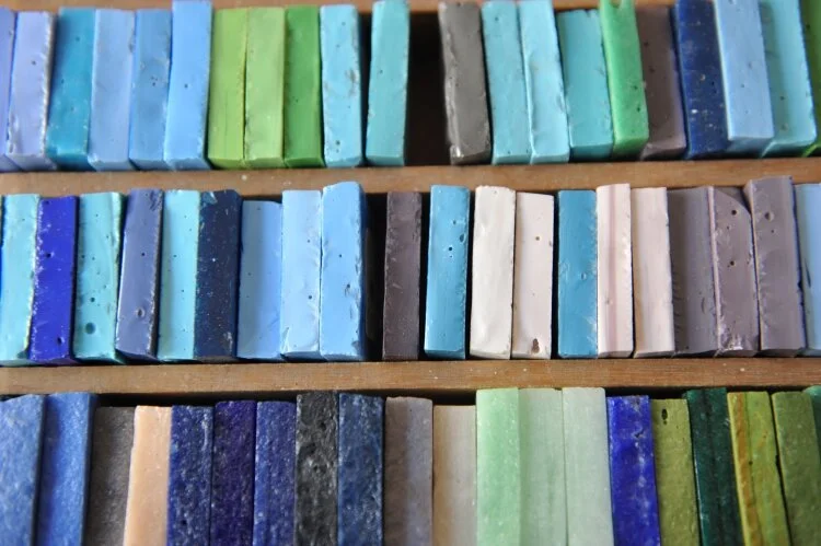 Blue Glass Mosaic Tiles.JPG