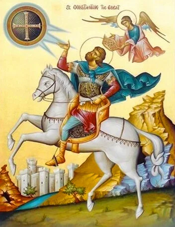 Saint Constatine and Horse Icon.jpg