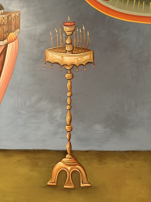 Candles on Stand Tom Clark Icons St Nicholas Tacoma.png