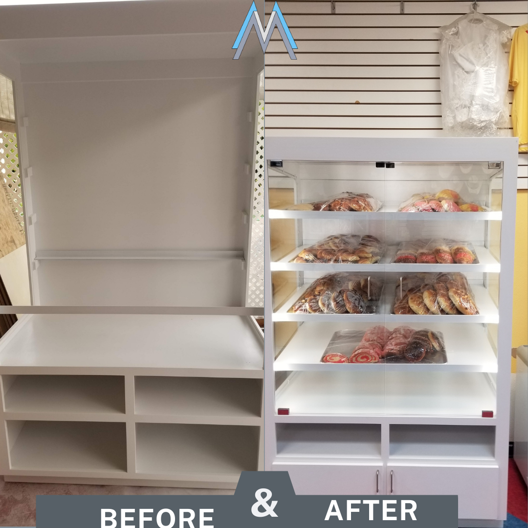 Bread display cabinet