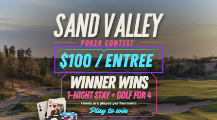 Sand Valley Golf Trip Contest