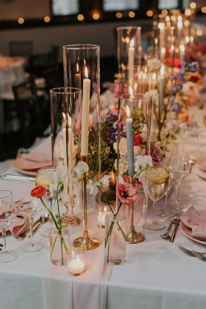 Gold Taper Candle Holder for Wedding Reception, Party, Fits 3_4 inch T.jpg