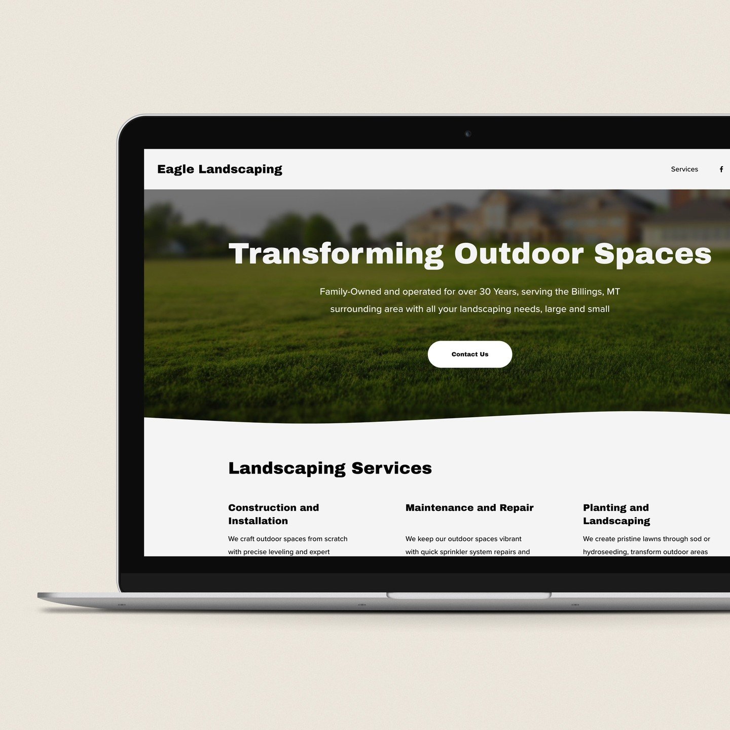 Eagle Landscaping has been family-owned and operated for over 30 years and loves transforming your outdoor spaces, whether large or small! 

Quick Launch Websites are perfect for local businesses eager to promote their services without a lengthy proc