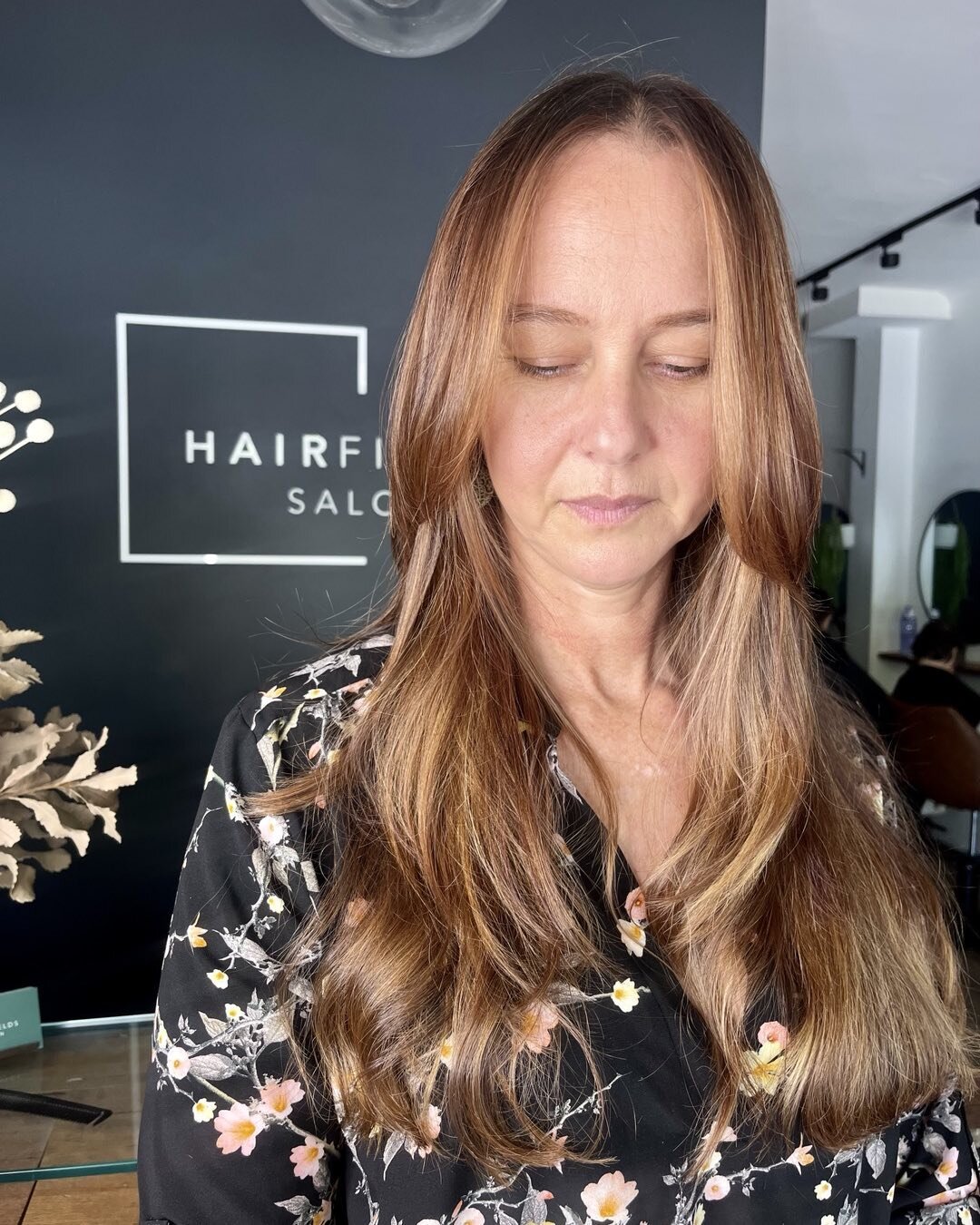 ❤️❤️❤️ One of my favourites ❤️❤️❤️. This beauty drives down from Newcastle to get her hair makeovers every 8 weeks !!! We are so lucky to have such dedicated loyal clients .  Big love to you Katrina xx 😘 @hairfieldssalon @kirraweesalon