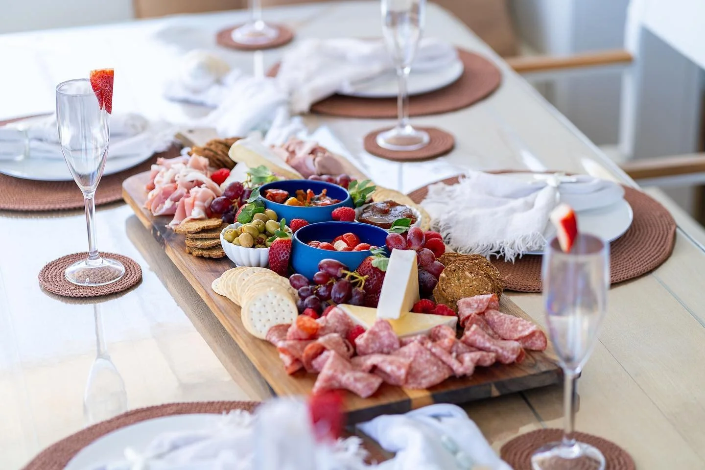 We will wine you and dine you!