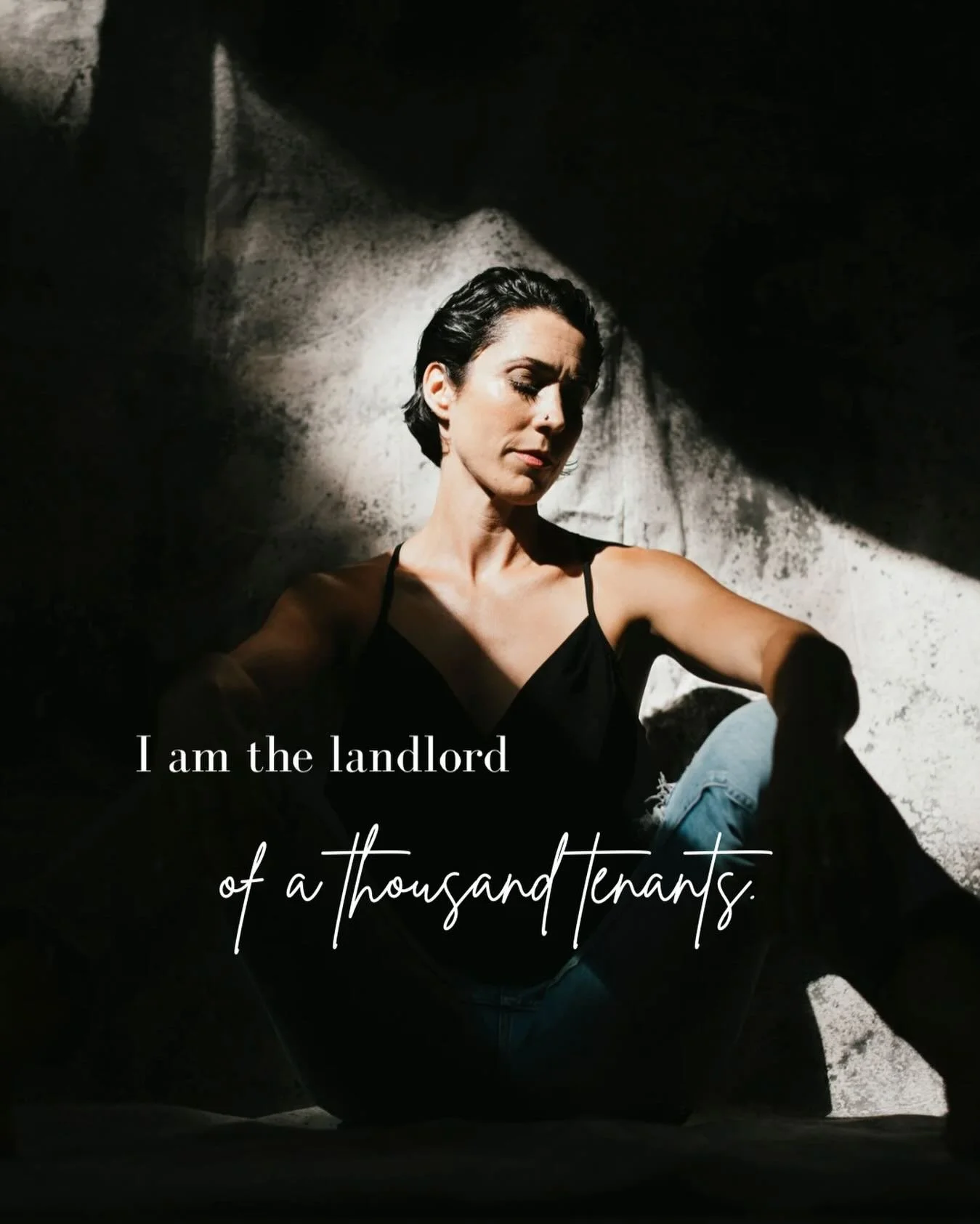 I am the landlord of a thousand tenants.

Every version of me that has ever lived . . .
the ones I exiled, the ones I protected, the ones I&rsquo;m still learning how to welcome home.

They all share this body.
This breath.
This nervous system.

My w