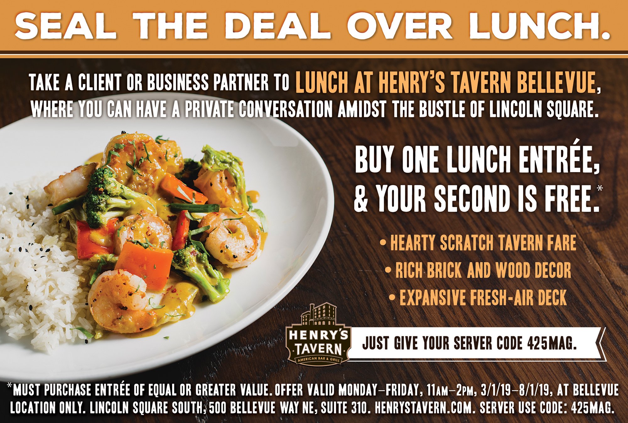 425 Magazine | Henry's Tavern (Bellevue, WA)