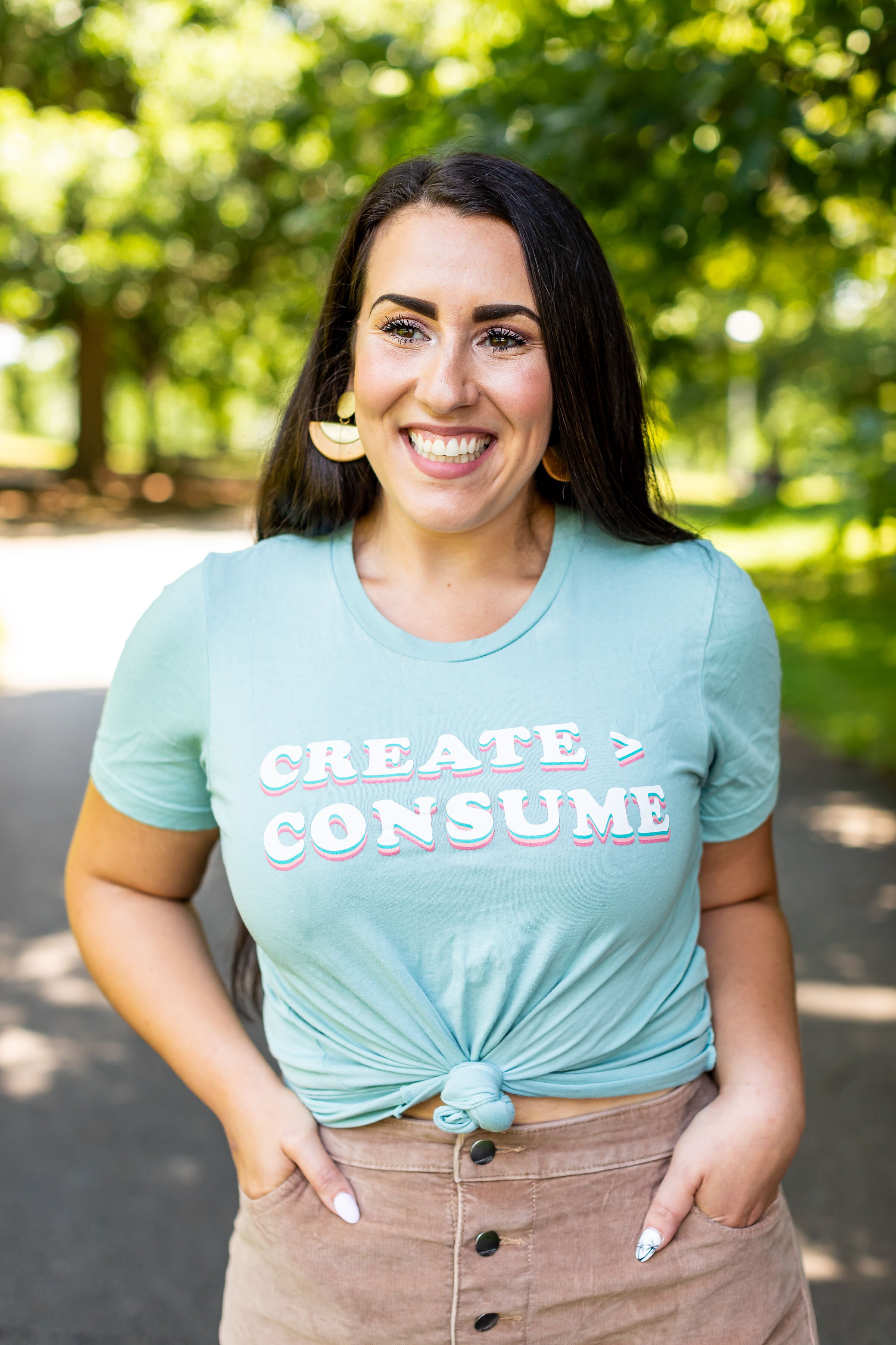 Create > Consume | Jersey Tee