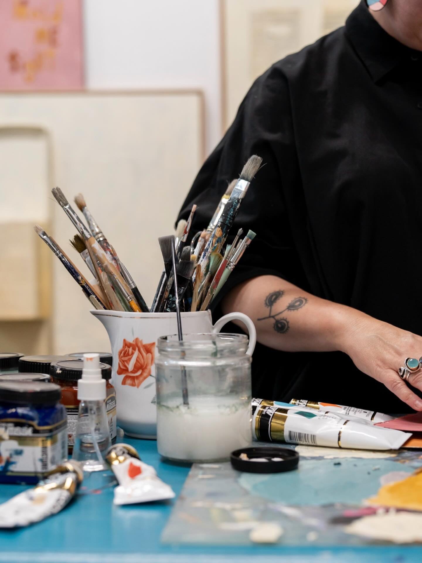 For over a year now, I&rsquo;ve been working away, using everyday materials, fabric, paper and cardboard, using what&rsquo;s around me accessible, found, saved, recycled. These works speak to strength and fragility. Look forward to sharing more&helli