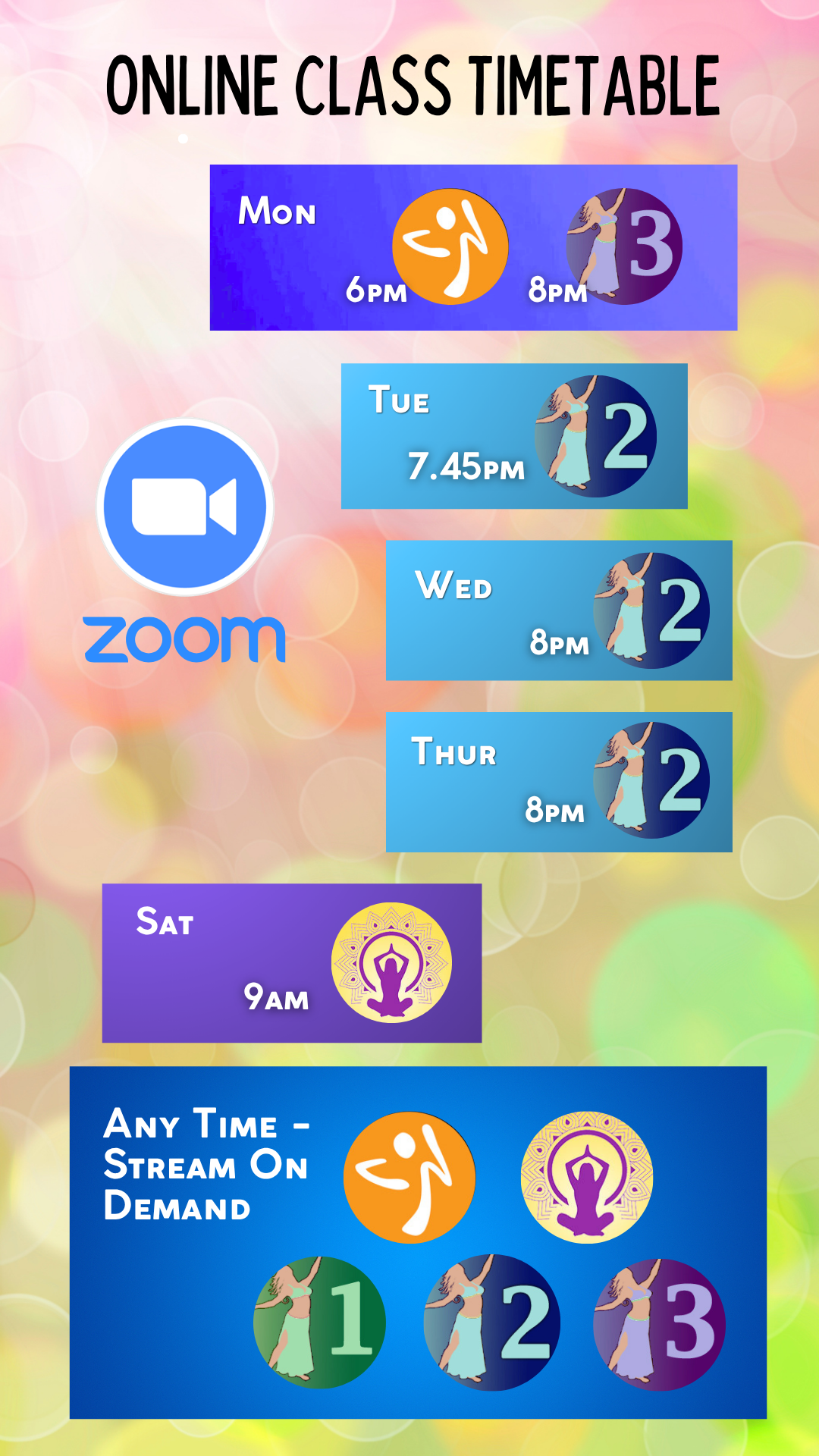 Online Class Timetable